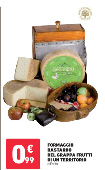 Formaggio Bastardo del Grappa Frutti di Un Territorio