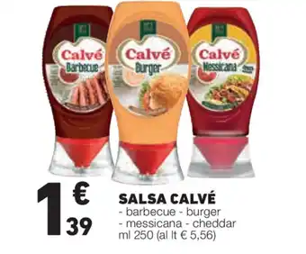 Eurospesa Calvé Salsa 250ml offerta