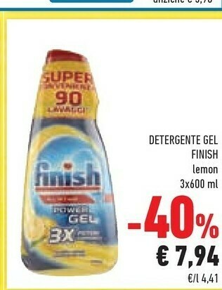 Conad Finish Detergente Gel offerta