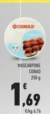 Conad Conad - Mascarpone 250 G(ml) offerta