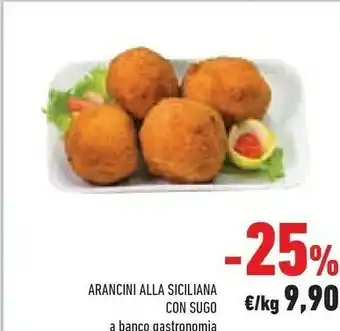 Conad Superstore Arancini Alla Siciliana Con Sugo offerta