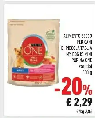 Conad Purina One Alimento Secco Per Cani Di Piccola Taglia offerta
