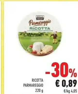 Conad Superstore Parmareggio Ricotta 220g offerta