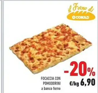 Conad Superstore Focaccia Con Pomodorini offerta