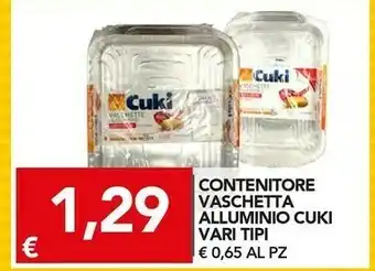 Cuki Contenitore Alluminio