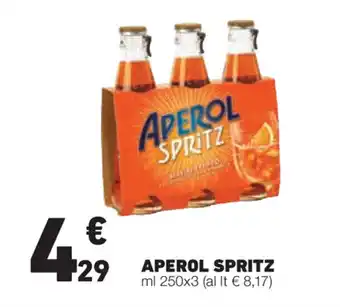 Eurospesa Spritz Aperol 250ml x 3 offerta