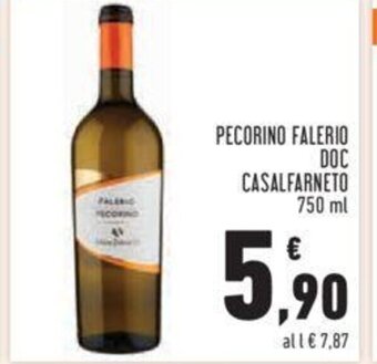 Conad Pecorino Falerio Doc Casalfarneto 750 ml offerta