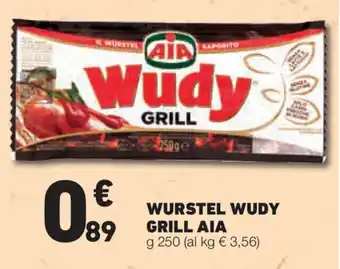 Eurospesa Aia Wudy Grill Wurstel 250g offerta
