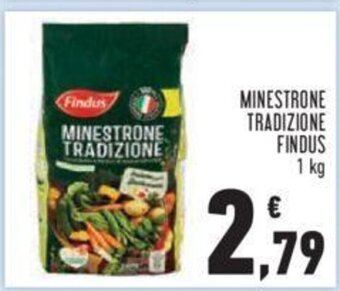 Conad Minestrone Tradizione Findus 1 kg offerta