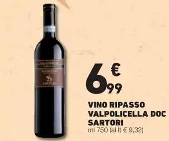 Eurospesa Sartori Ripasso Valpolicella D.O.C. Vino 750ml offerta