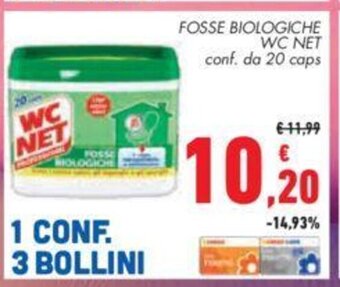 Conad Fosse Biologiche WC Net conf. da 20 caps offerta