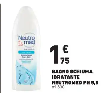 Neutromed Bagno Schiuma Idratante PH 5,5 600ml