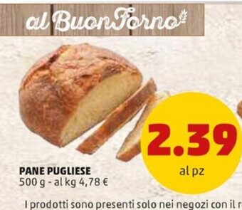 PENNY Pane Pugliese 500 g offerta