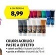 Colori acrilici / paste a effetto