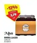 ALDI Alpen birra lager offerta