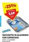 ALDI Tandil vaschette in alluminio con coperchio offerta