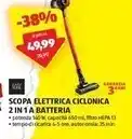 ALDI Easy home scopa elettrica ciclonica 2 in 1a batteria offerta