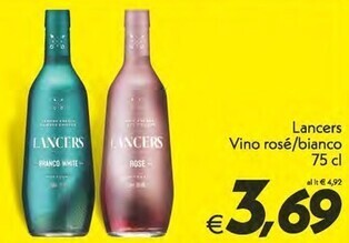 Lancers vino rosé/bianco 75 cl