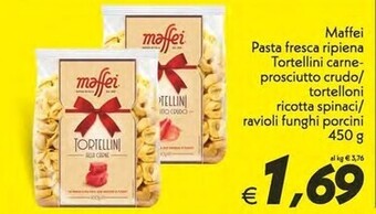 Iper Super Conveniente Maffei pasta fresca ripiena tortellini carne offerta