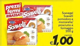 Soavegel soavelli pomodoro e mozzarella