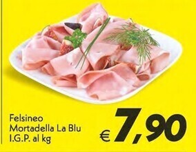Iper Super Conveniente Felsineo mortadella la blu i.g.p. offerta