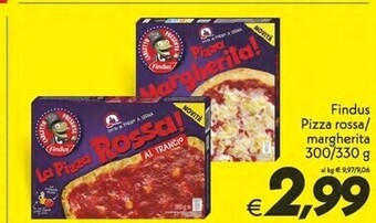 Iper Super Conveniente Findus pizza rossa offerta
