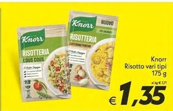 Iper Super Conveniente Knorr risotto vari tipi 175 g offerta