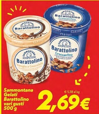Iper Super Conveniente Sammontana gelati barattolino offerta