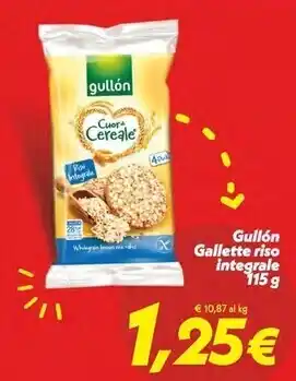 Iper Super Conveniente Gullon gallette riso integrale offerta