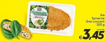 Iper Super Conveniente Aia spinacine gran croccanti offerta
