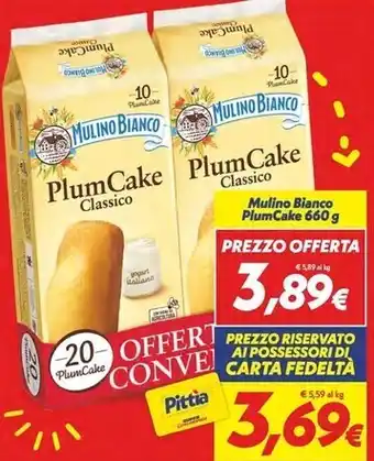 Iper Super Conveniente Mulino bianco plumcake offerta