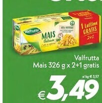 Iper Super Conveniente Valfrutta mais offerta