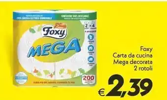 Iper Super Conveniente Foxy carta da cucina mega decorata offerta