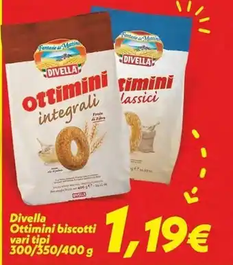 Iper Super Conveniente Divella ottimini biscotti offerta