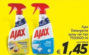 Iper Super Conveniente Ajax detergente spray offerta