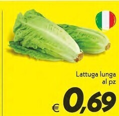 Iper Super Conveniente Lattuga lunga offerta