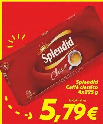 Iper Super Conveniente Splendid caffe classico offerta