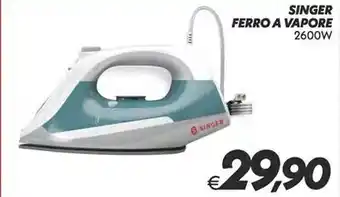 Iper Super Conveniente Singer ferro a vapore offerta