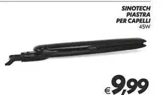 Iper Super Conveniente Sinotech piastra per capelli offerta