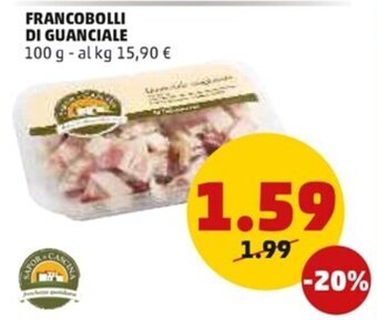 PENNY Francobolli Di Guanciale 100 g offerta