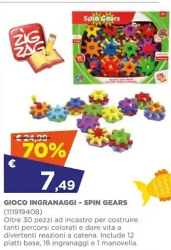 Toys Center Zig Zag Gioco Ingranaggi - Spin Gears offerta