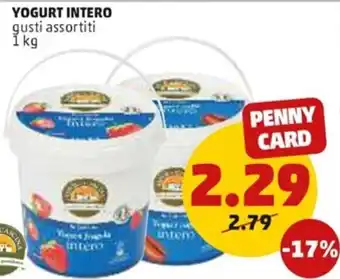 PENNY Intero Yogurt 1 kg offerta