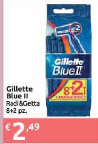 Saponi e profumi Gillette Blue II Radi & Getta 8+2 pz. offerta