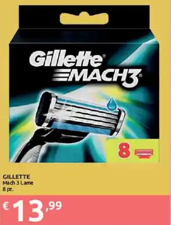 Saponi e profumi Gillette Mach 3 Lame 8pz. offerta