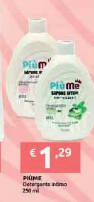Saponi e profumi Piùme Detergente intimo 250ml offerta