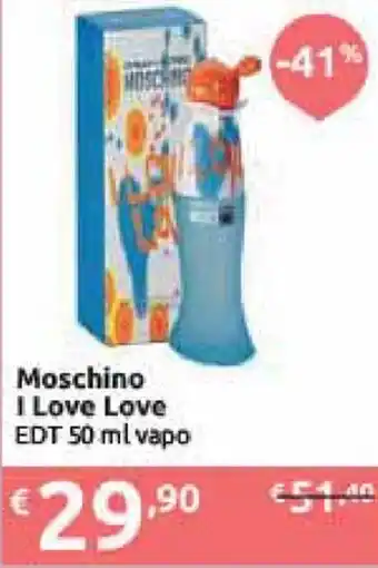Saponi e profumi Moschino I Love Love 50ml offerta