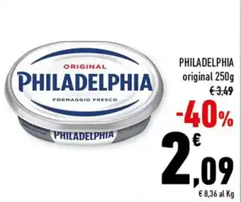 Conad Philadelphia 250g offerta