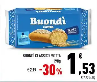 Conad Motta Buondì classico 198g offerta