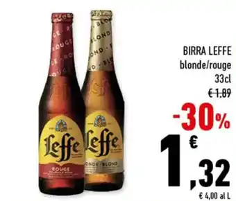 Conad Leffe Birra 33cl offerta