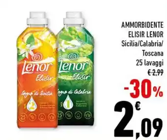 Conad Lenor Elisir Ammorbidente 25 lavaggi offerta